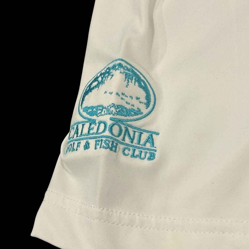 Footjoy x Caledonia Men's Performance Golf Polo Shirt Sz Large Short Sleeve - Picture 4 of 8